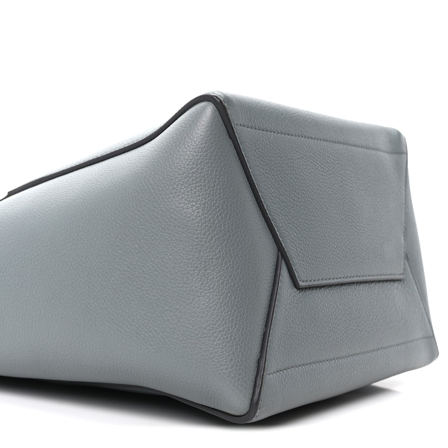 Soft Grained Calfskin Sangle Bucket Bag Storm