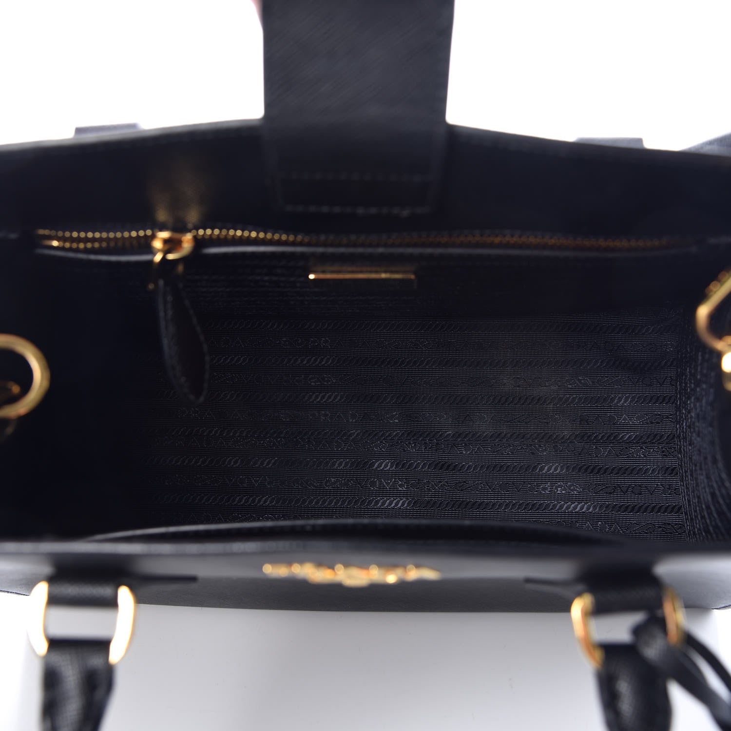 Prada Saffiano Tote Black 8 of 10