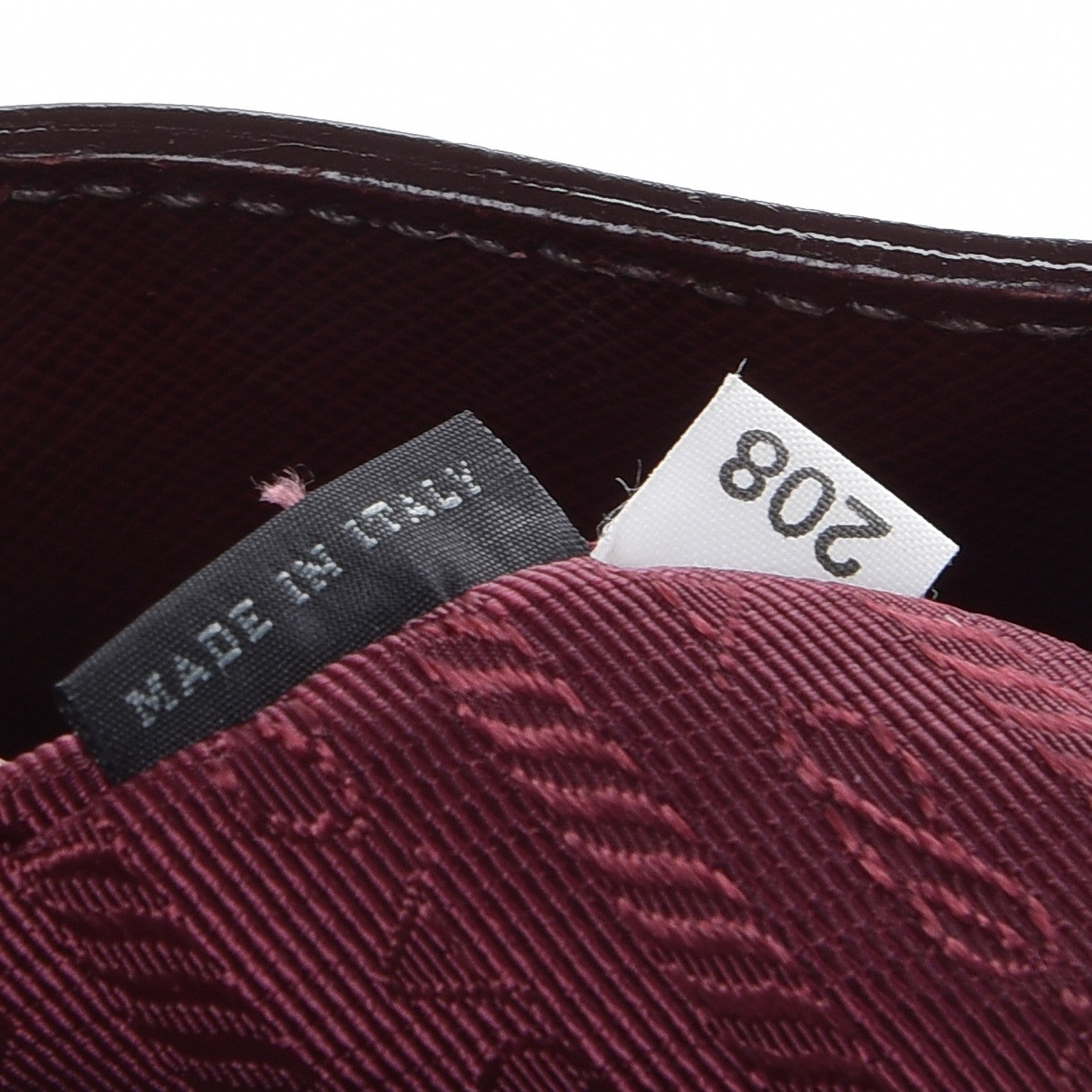 Prada Saffiano Lux Large Tote Granato 7 of 7