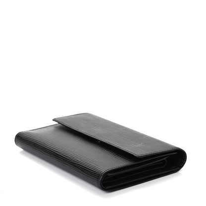 Louis Vuitton Epi Porte Tresor Etui Papiers Wallet Black 4 of 8