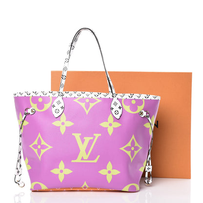 Louis Vuitton Monogram Giant Neverfull MM Pink Lilac 12 of 12