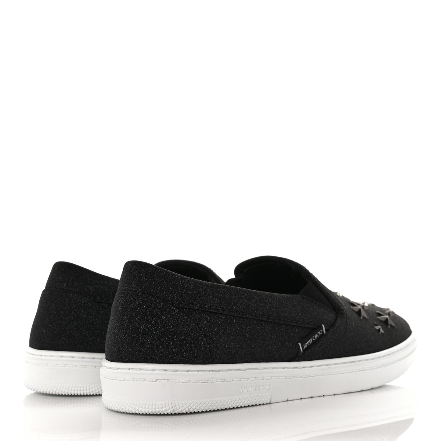 Fine Glitter Suede Mens Grove Sneakers 40 Black