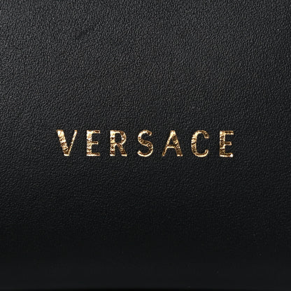 Versace Vitello Mini Virtus Bucket Bag Black 7 of 19