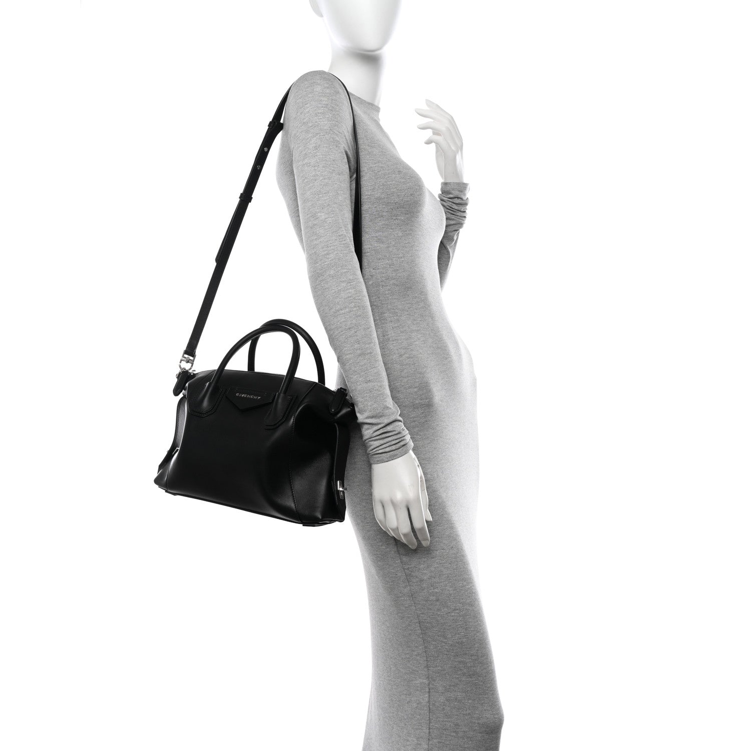 Givenchy Smooth Calfskin Small Soft Antigona Black 2 of 9