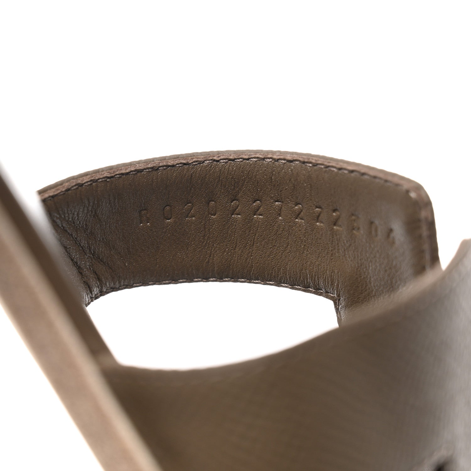 Hermes Epsom Oran Sandals 39 Etoupe 6 of 8