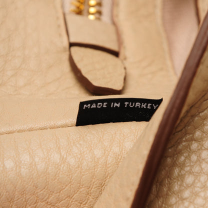Prada Vitello Daino Tote Sabbia 7 of 8