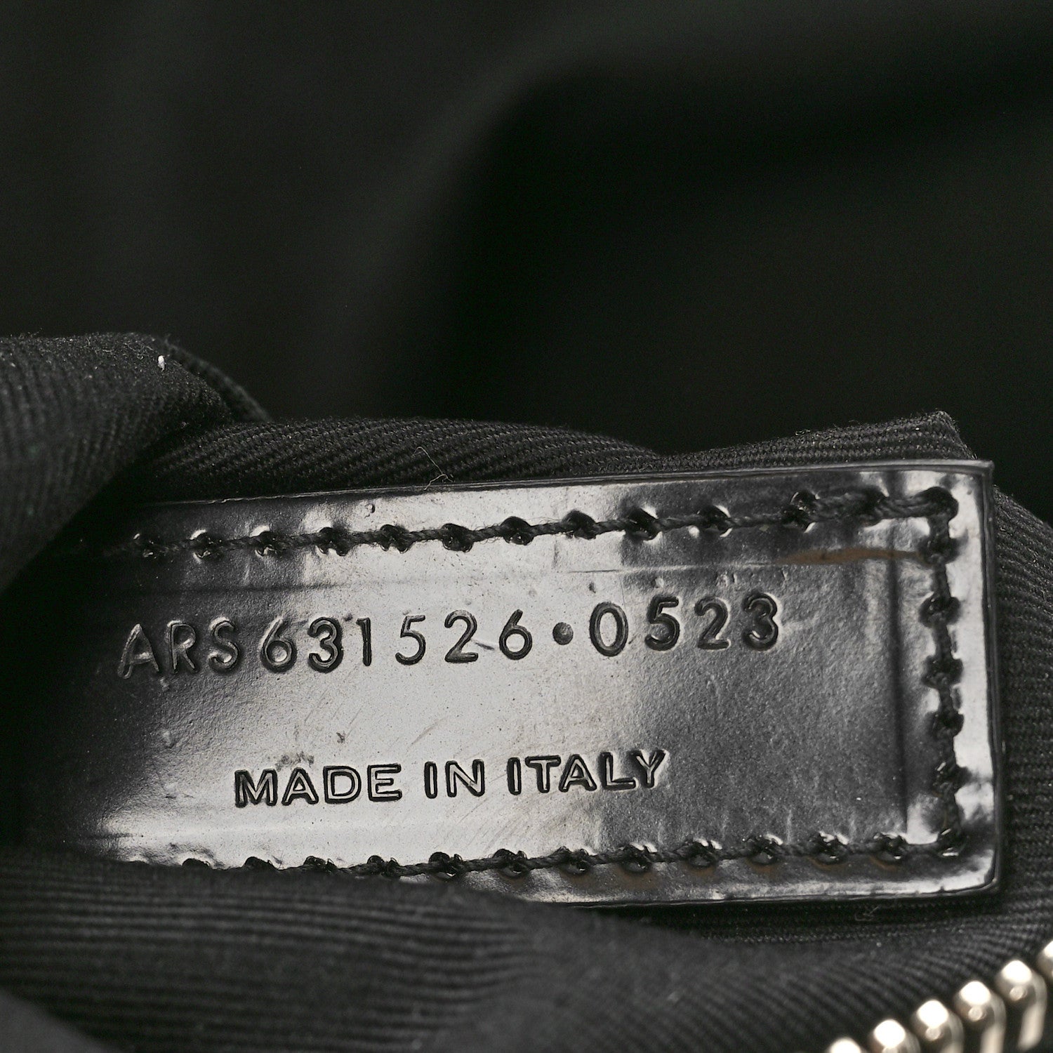 Saint Laurent Patent Calfskin Large Thin Sac De Jour Black 8 of 11