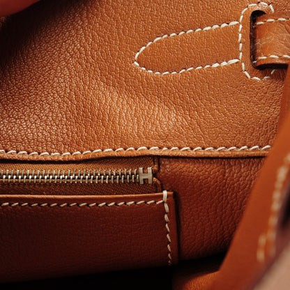 Hermes Taurillon Clemence Birkin 35 Gold 14 of 24