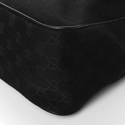 Gucci GG Plus Monogram Medium Flap Messenger Bag Black 11 of 11
