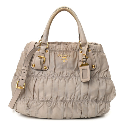 Prada Nappa Gaufre Tote Pomice 1 of 16