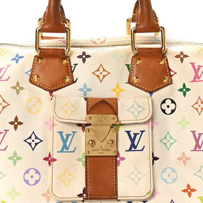 Louis Vuitton Monogram Multicolor Speedy 30 White 7 of 11