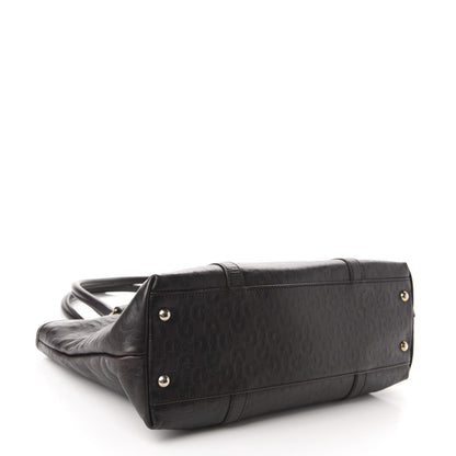 Gucci Calfskin Horsebit Embossed Joy Tote Black 4 of 11