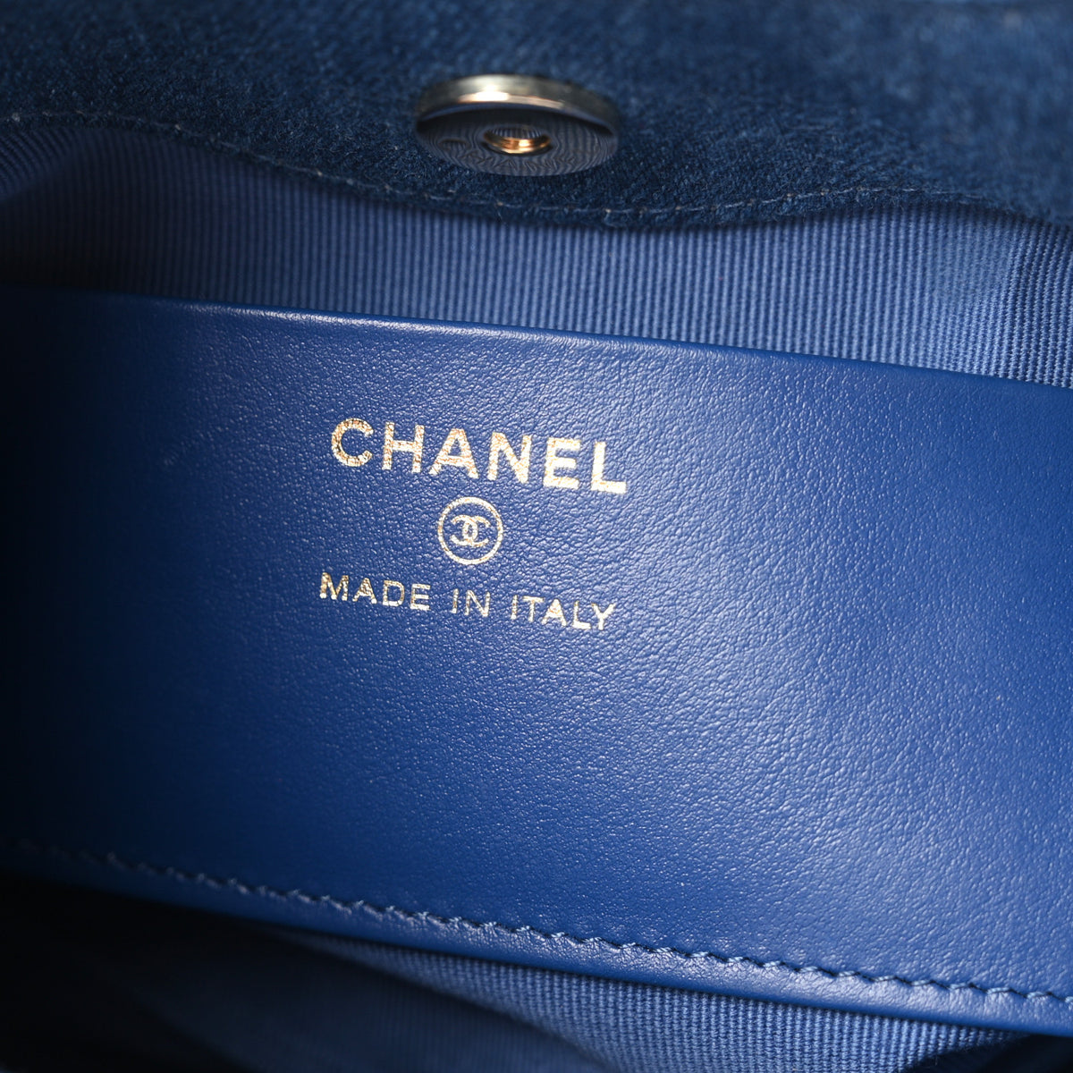 Chanel Denim Quilted Nano 31 Shopping Bag Light Blue Dark Blue 6 of 10