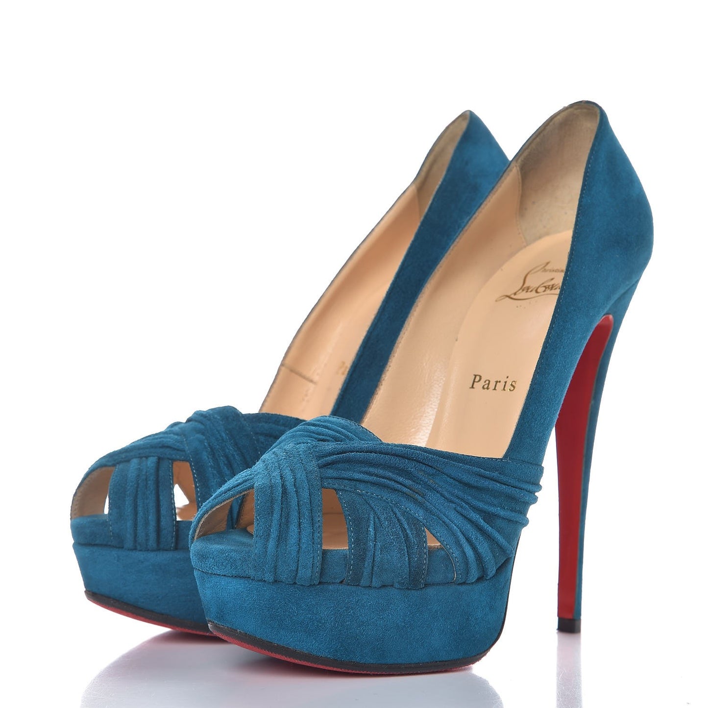 Suede Aborina 150 Pumps 38 Peacock