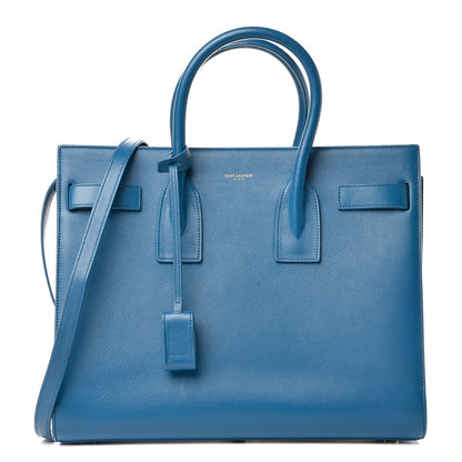 Saint Laurent Calfskin Small Sac De Jour Indigo 1 of 7