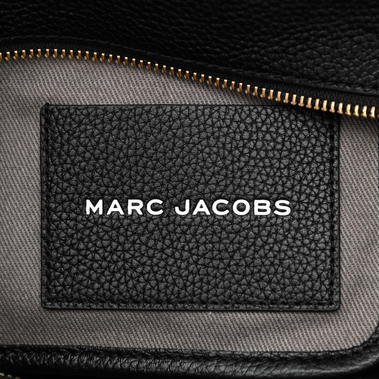 Marc Jacobs Grained Calfskin Small The Tote Bag Black 6 of 10