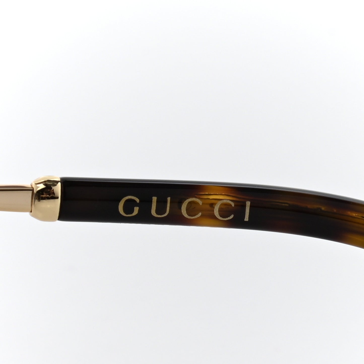 Web Aviator Sunglasses GG0587S Gold Tortoise