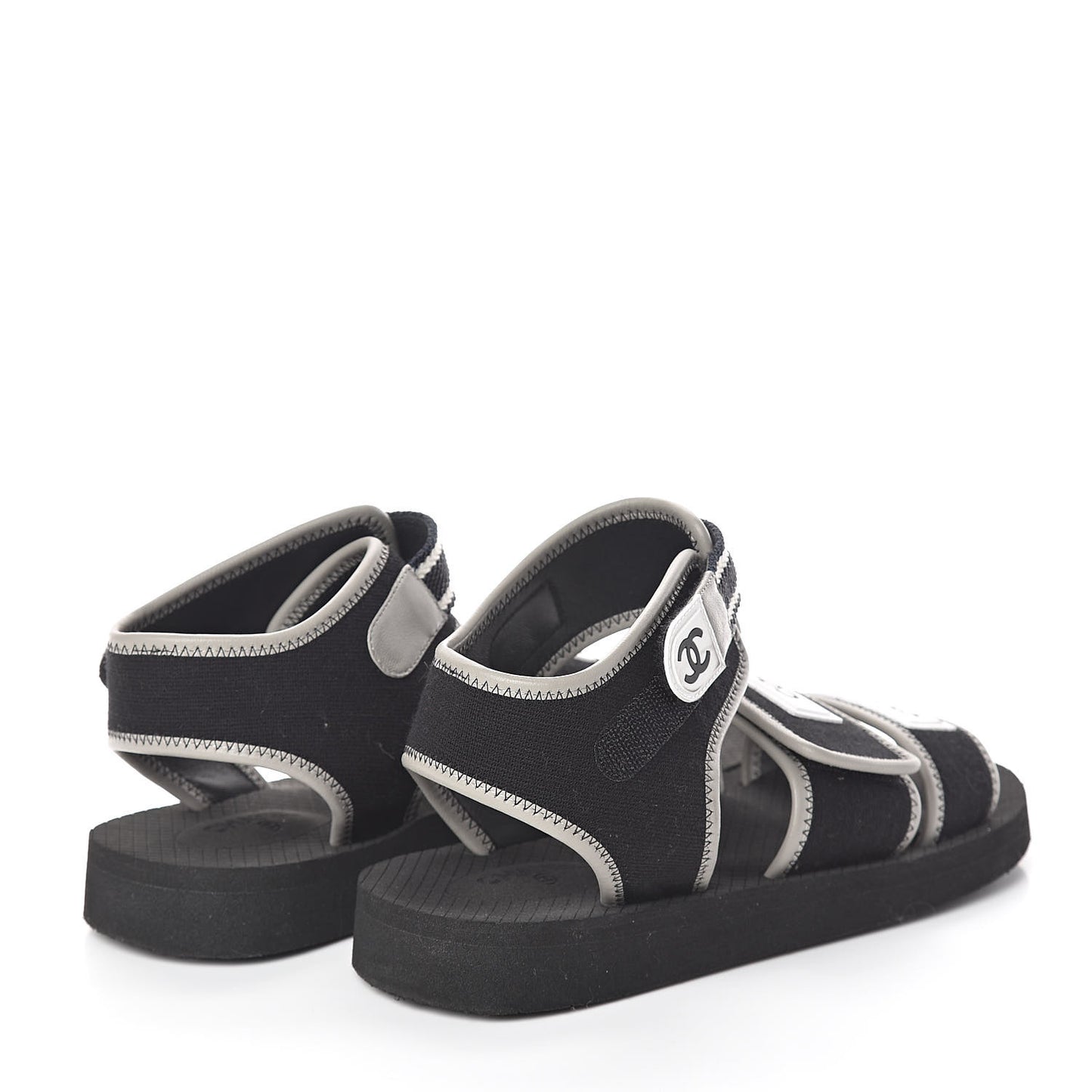 Lambskin Jersey Coco Sandals 39 Black