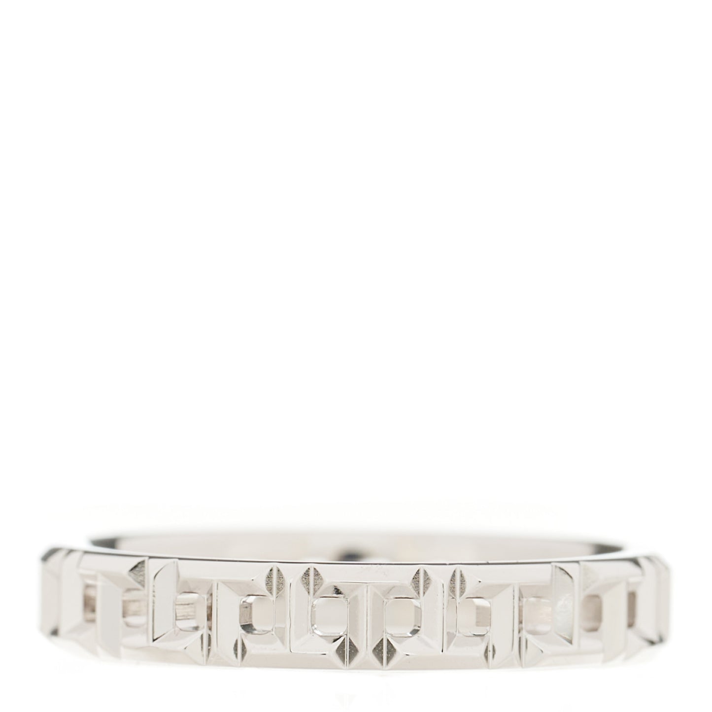 18K White Gold Narrow T True Band Ring 54 7