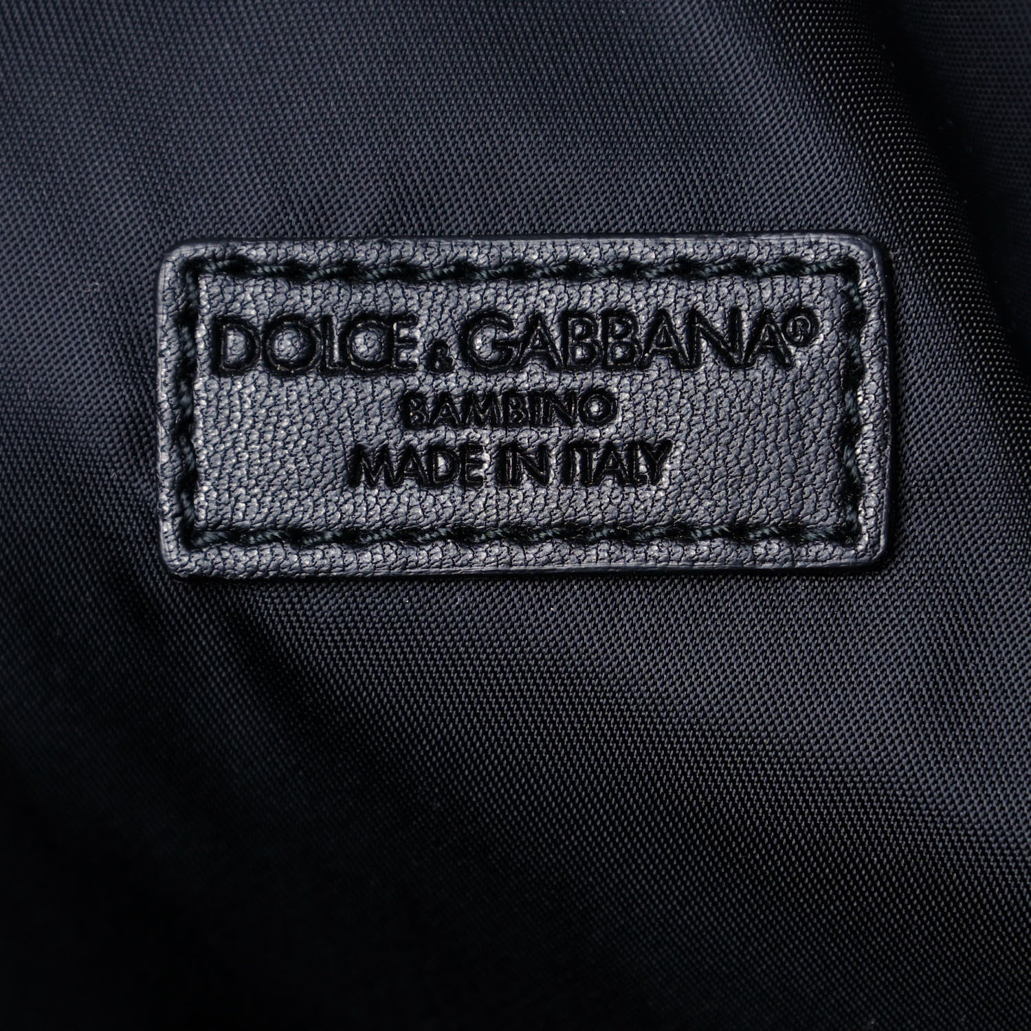 Dolce & Gabbana Nylon Heart L'amore Patch Mini Backpack Black 5 of 13