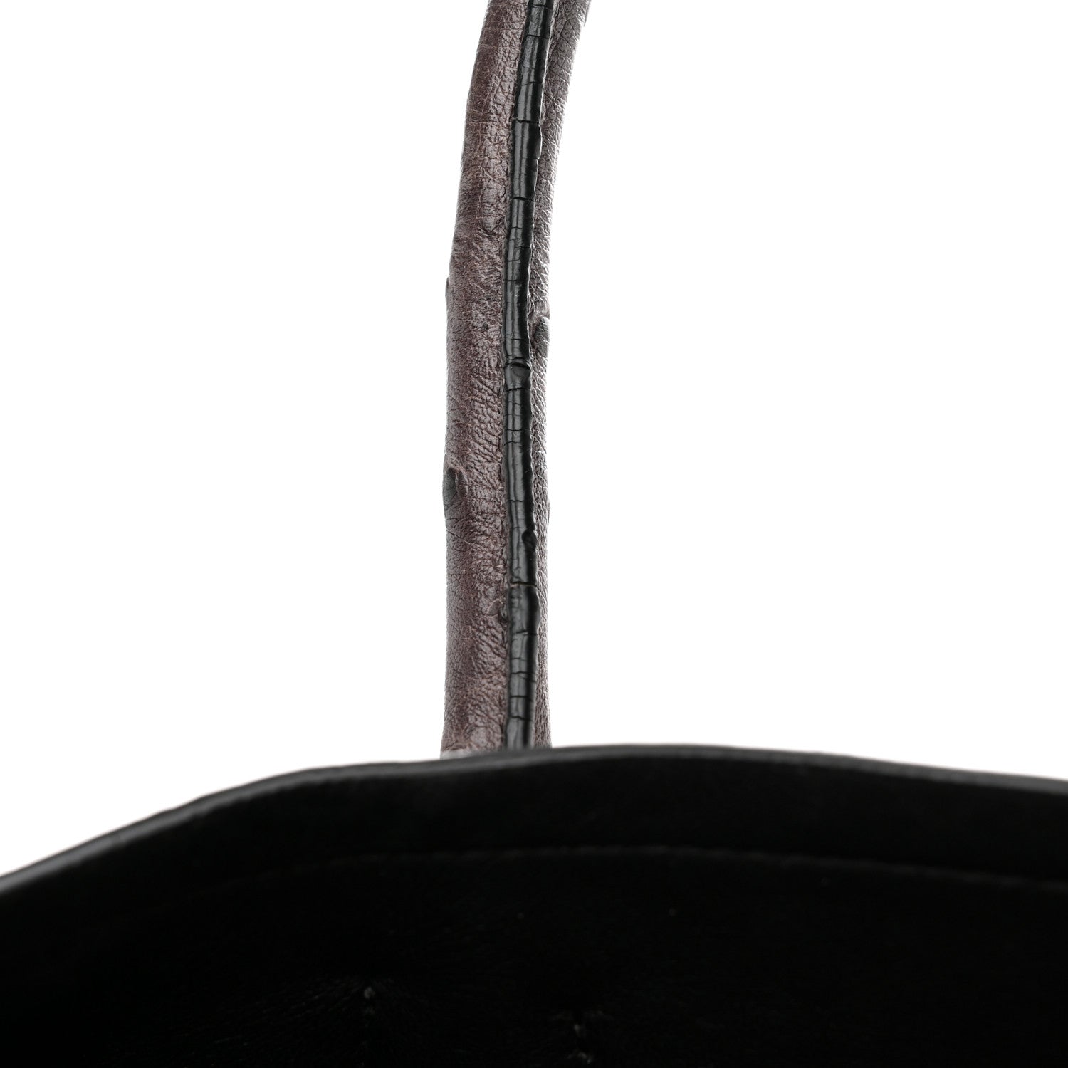 Prada Ostrich Double Bag Grey 12 of 16
