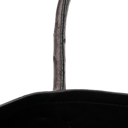 Prada Ostrich Double Bag Grey 12 of 16