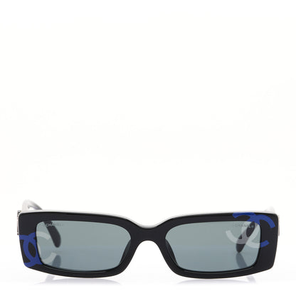 Chanel Acetate CC Sunglasses 71473A Black 4 of 14