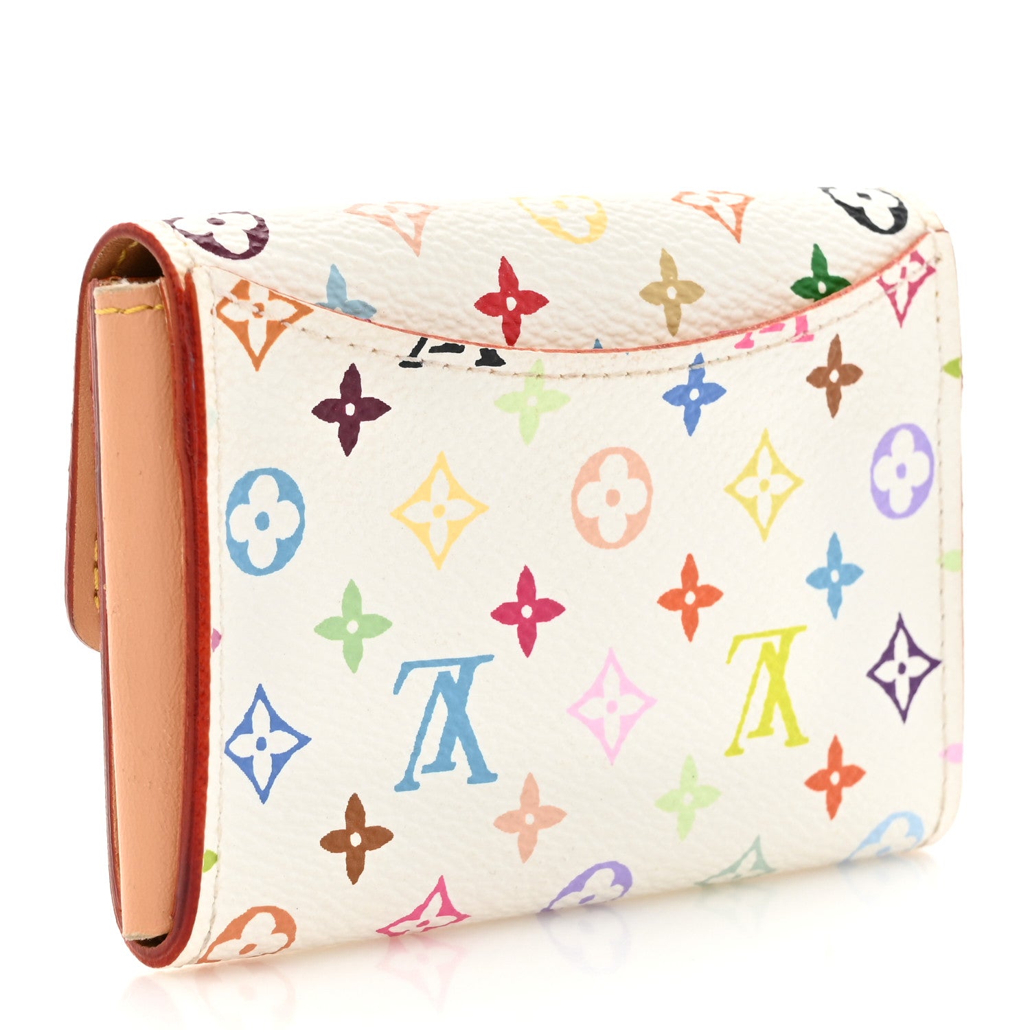 Louis Vuitton Monogram Multicolor Business Card Holder White 3 of 10