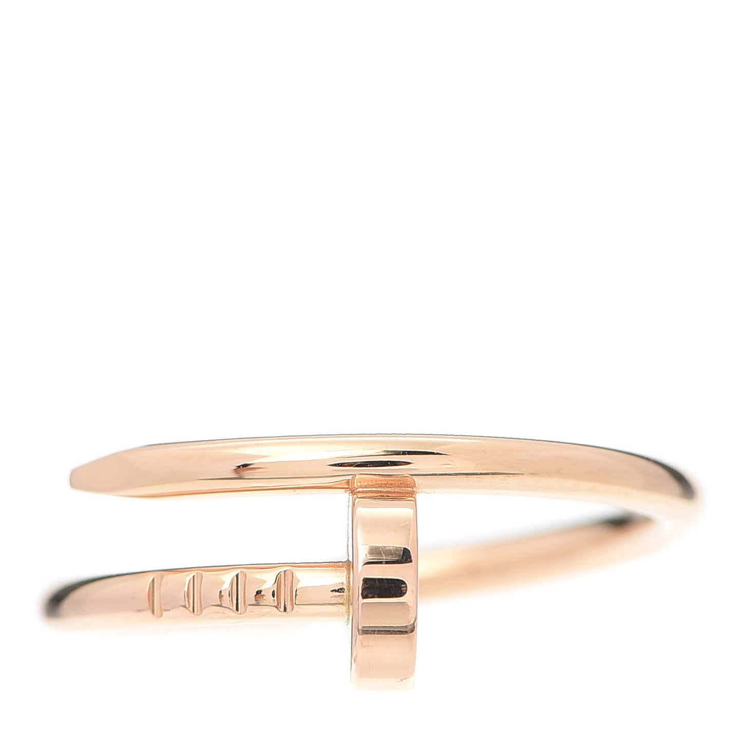18K Pink Gold Small Juste Un Clou Ring 51 5.75