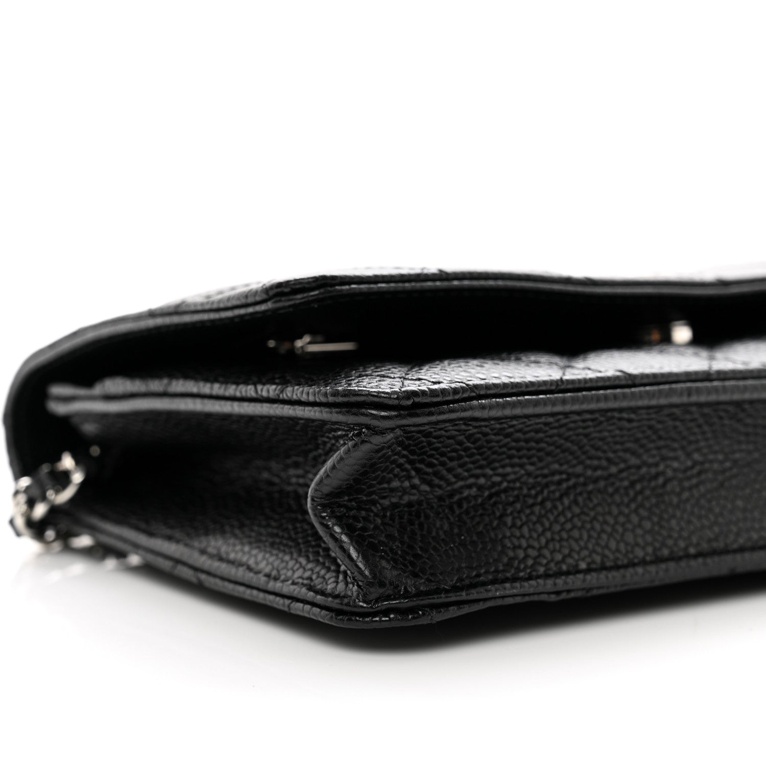 Chanel Caviar Quilted Wallet on Chain WOC Black 10 of 11