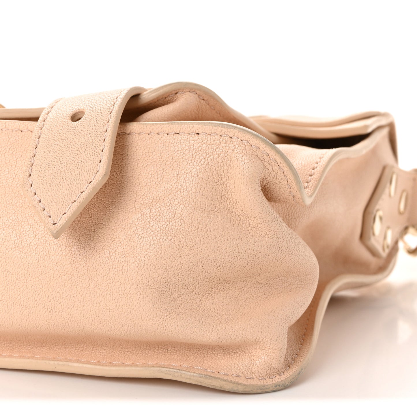 Lambskin Tiny PS1 Satchel Nude