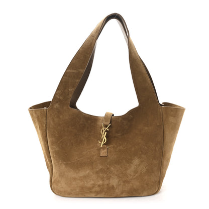Saint Laurent Suede Bea Tote Golden Leaf 1 of 10