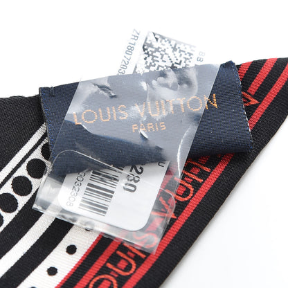 Louis Vuitton Silk Monogram Graphic Patchwork BB Bandeau Rouge 4 of 5