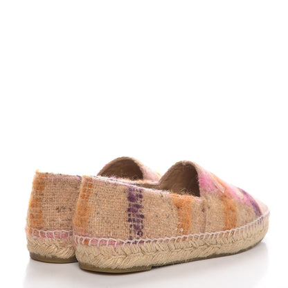 Chanel Tweed CC Espadrilles 38 Pink 4 of 16
