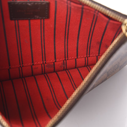 Louis Vuitton Damier Ebene Neverfull MM GM Pochette 7 of 8