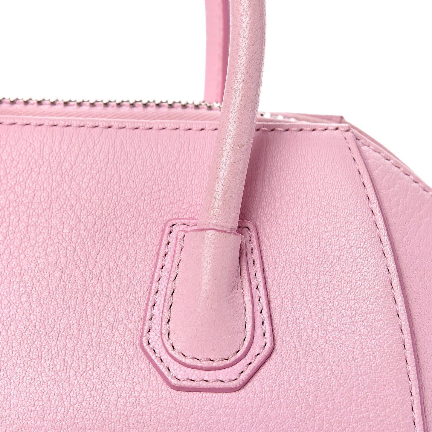 Sugar Goatskin Mini Antigona Bright Pink