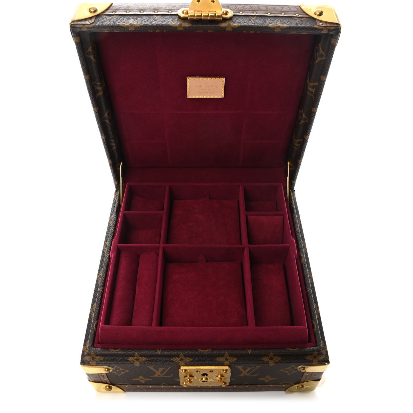 Monogram Jewelry Box Fuchsia