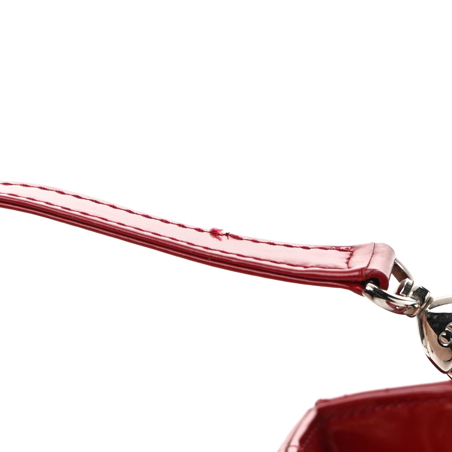 Christian Dior Patent Cannage Medium Lady Dior Red 17 of 19