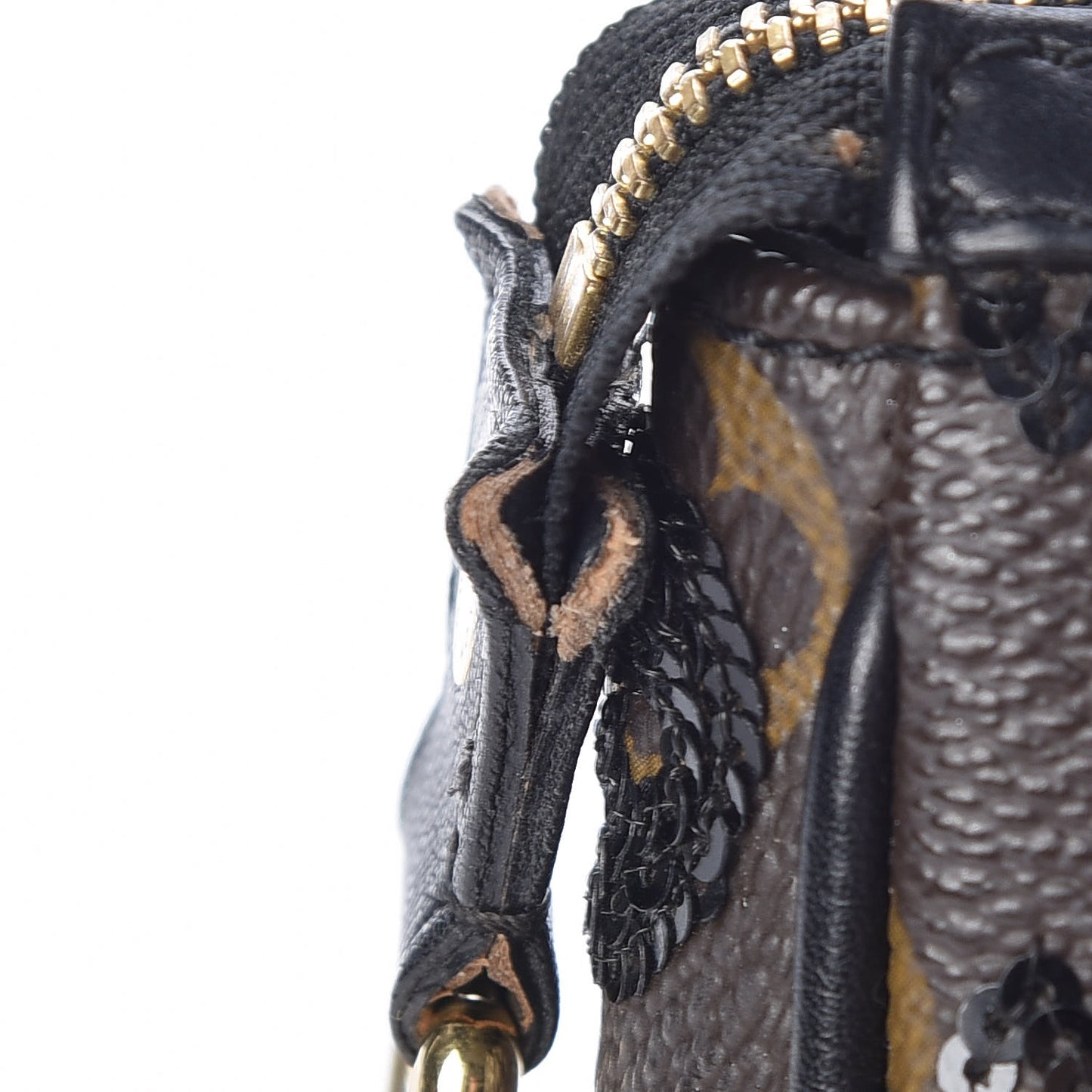 Monogram Sequins Eclipse Pochette Noir