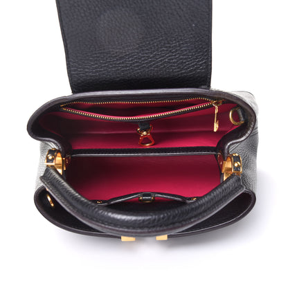 Louis Vuitton Taurillon Capucines BB Black 5 of 10