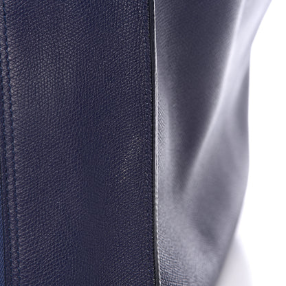 Balenciaga Calfskin Papier A4 Zip Around Plate Tote Bleu Indigo 19 of 20