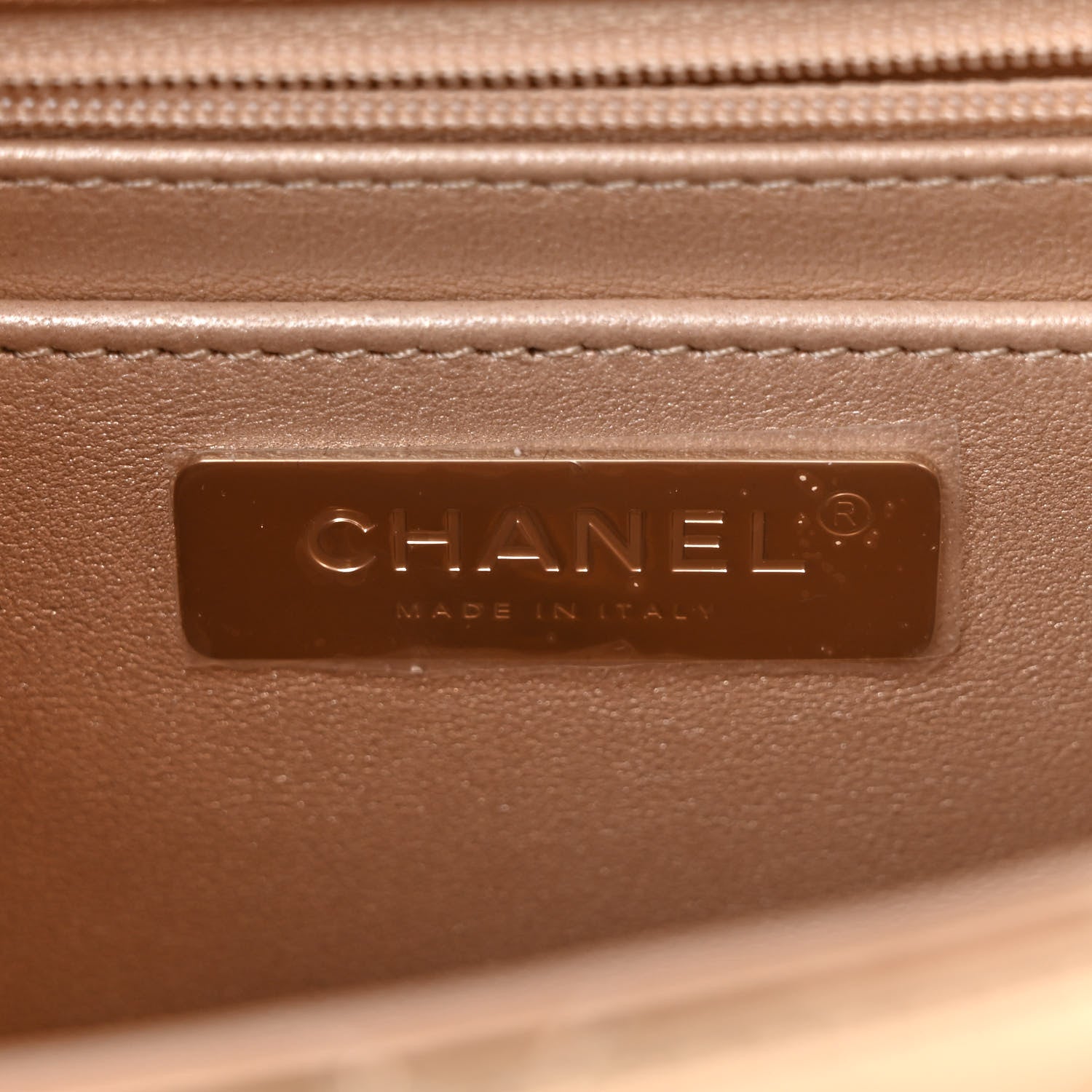 Chanel Mirror Calfskin Metallic Calfskin Quilted Hollywood Boulevard Backpack With Coin Purse Gold 7 of 11