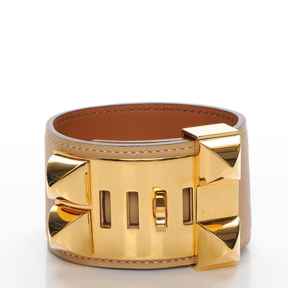 Hermes Swift Collier de Chien CDC Bracelet S Sable 4 of 9