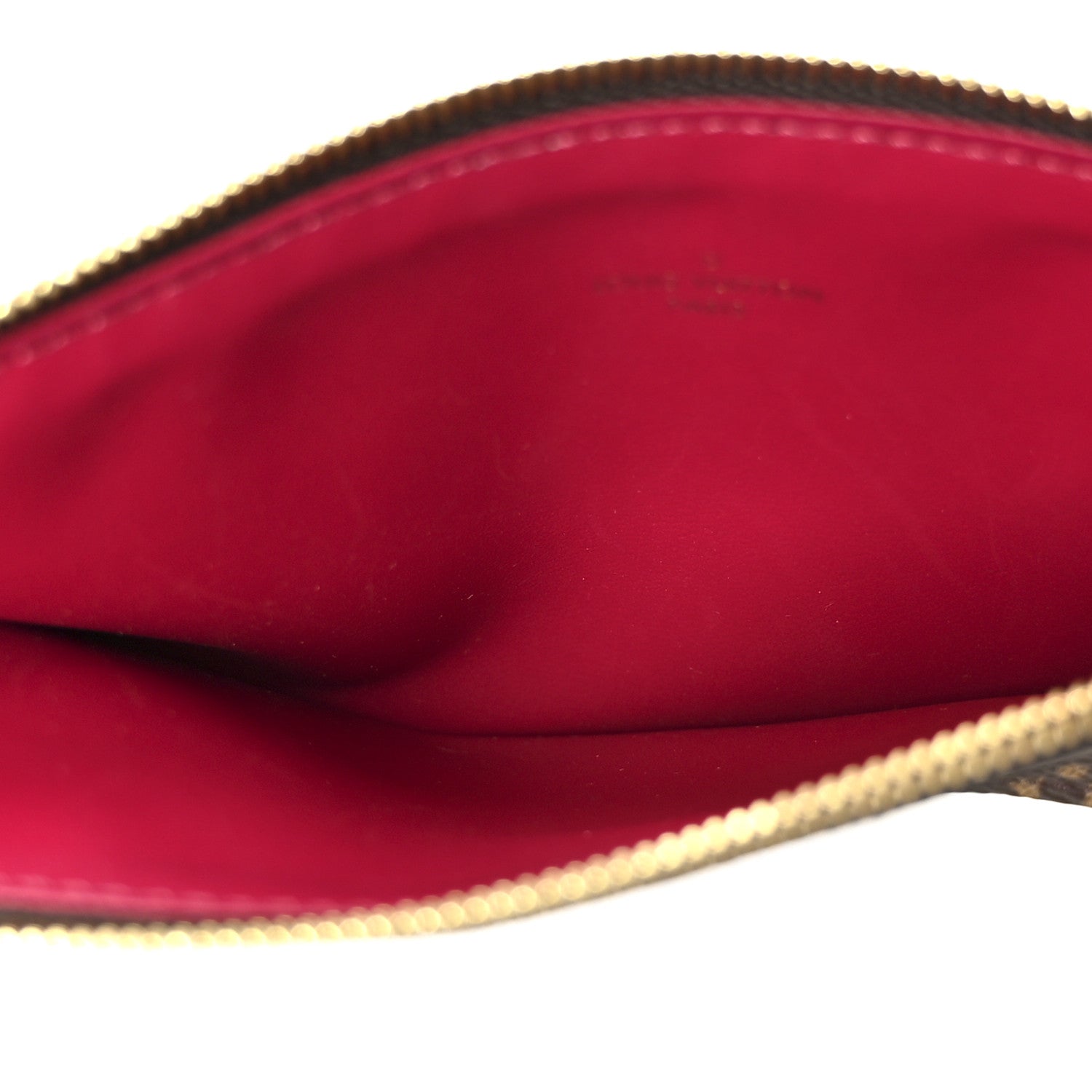 Louis Vuitton Monogram Pochette Felicie Chain Wallet Fuchsia 9 of 15