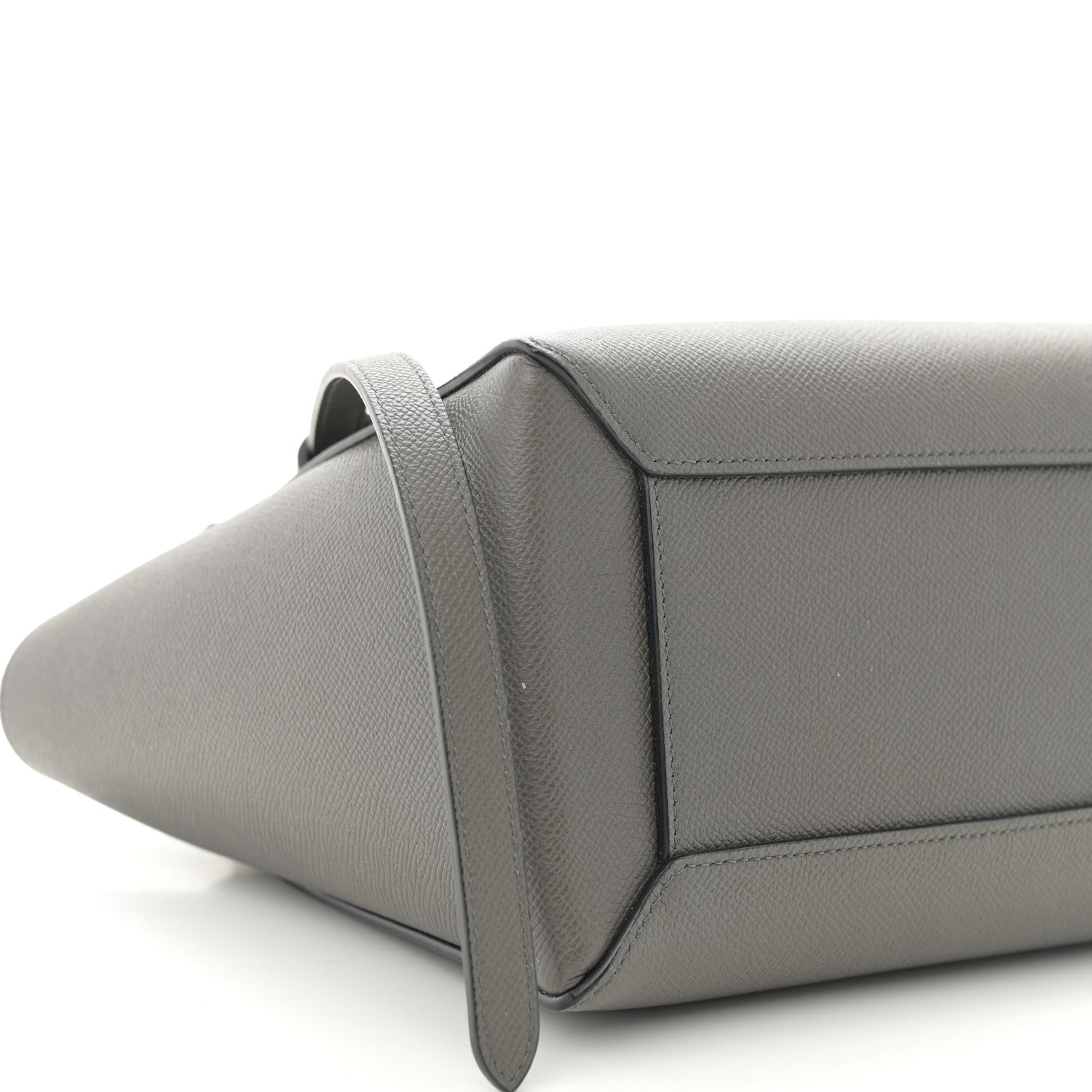 Celine Grained Calfskin Micro Belt Bag Grey 9 of 11