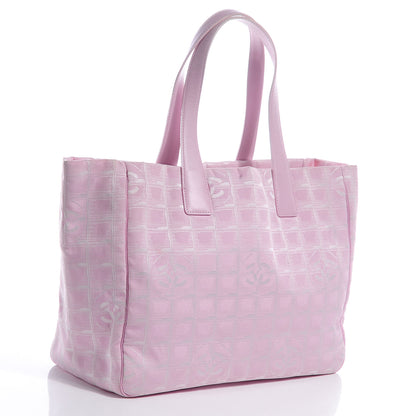 Chanel Nylon Travel Large Tote Pink 3 of 7