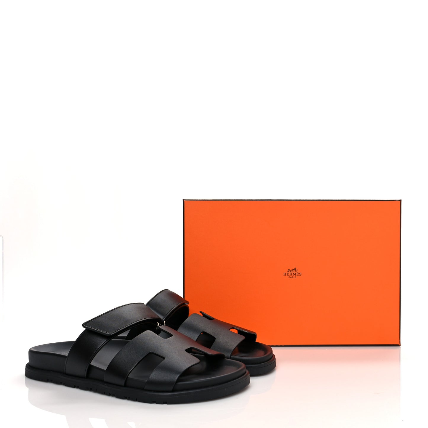 Calfskin Womens Chypre Sandals 39 Black