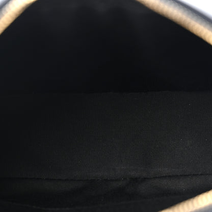 Saint Laurent Calfskin Matelasse Monogram Lou Camera Bag Deep Marine 4 of 15