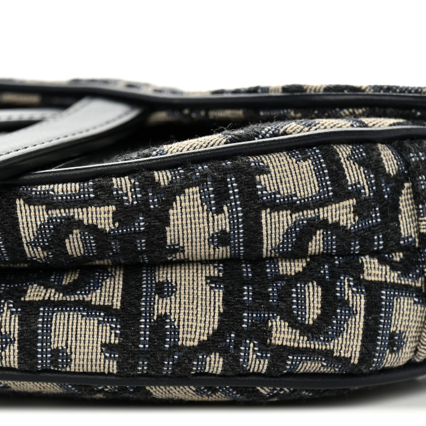 Oblique Mini Saddle Bag Blue