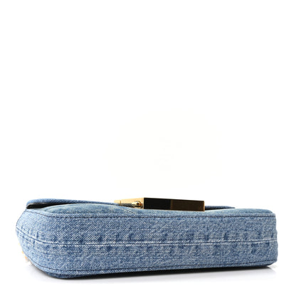 Tom Ford Denim 001 Medium Shoulder Bag Blue 3 of 8